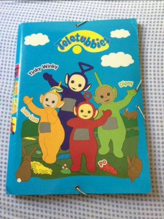 Carpeta Teletubbies con pegatinas