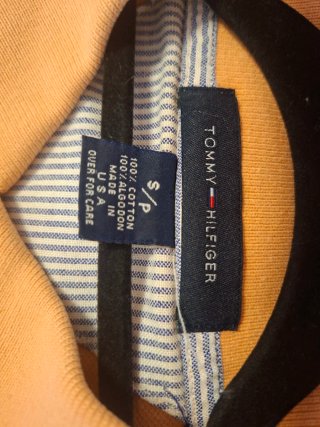 Polo Tommy Hilfiger Naranja Hombre