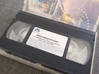 Vacaciones en Roma VHS
