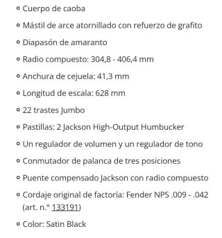 Guitarra Jackson Monark Negra