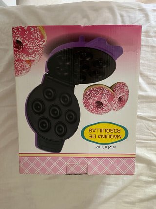 Máquina para hacer donuts morada