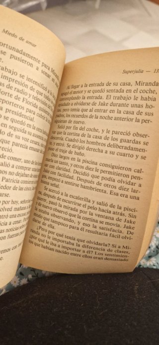 Novela romántica "Miedo de amar "