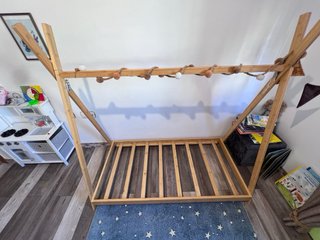 Cama Montessori Tipi 70x140 Bambú como nueva