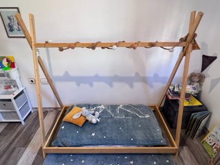 Cama Montessori Tipi 70x140 Bambú como nueva