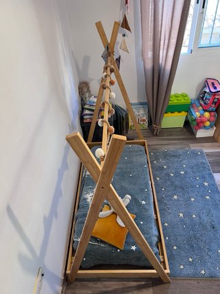 Cama Montessori Tipi 70x140 Bambú como nueva
