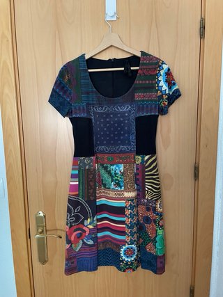 Vestido Desigual Patchwork Talla M