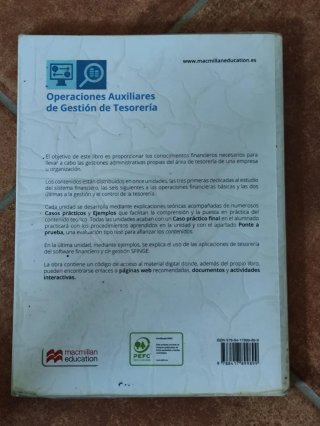 Operaciones Auxiliares de Gestión de Tesorería