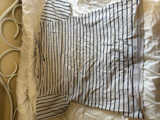 Camiseta Nike Rayas Azul y Blanca
