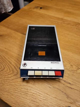 Registratore portatile Sony TC100A non testato.