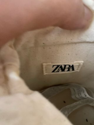 Borsa secchiello Zara bianca
