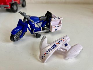 Lote Airgam Boys: Coche, Moto y Figuras