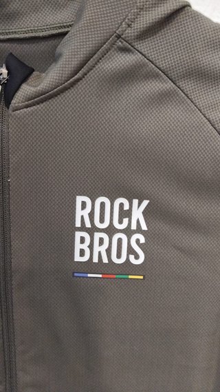 Camiseta Ciclismo ROCK BROS Manga Corta Verde Oliv