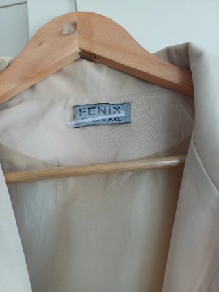 Gabardina 3/4 mujer crudo
