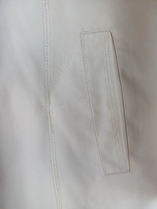 Gabardina 3/4 mujer crudo
