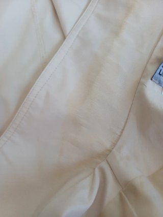 Gabardina 3/4 mujer crudo