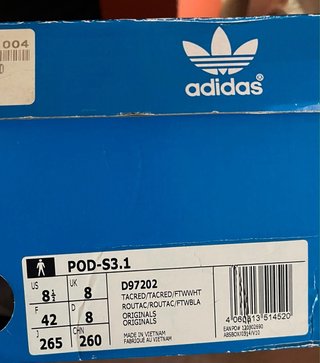Adidas Sneakers Rosse POD-S3.1
