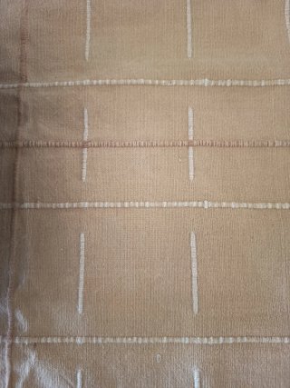 Camino de mesa beige reversible