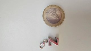 Charm colgante Letra Z Plata de Ley .
