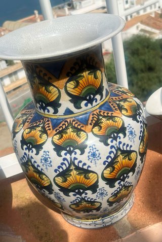 Conjunto 4 Jarrones Cerámica Decorativos
