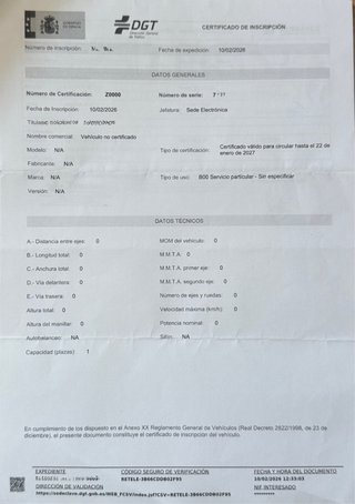 Xiaomi Pro 2 Matriculado DGT