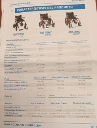 Se vende una silla de ruedas de 1 mes de uso