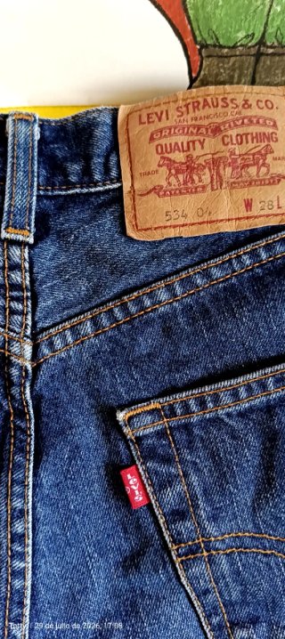 Shorts vaqueros Levis 534 vintage