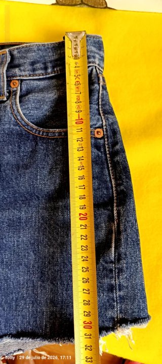Shorts vaqueros Levis 534 vintage