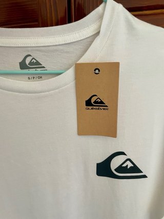 Camiseta Quiksilver Blanca Talla S Algodón