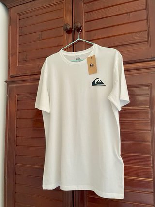 Camiseta Quiksilver Blanca Talla S Algodón