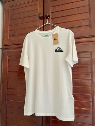 Camiseta Quiksilver Blanca Talla S Algodón