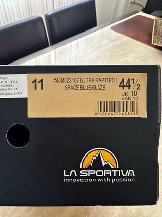 Zapatillas La Sportiva Ultra Raptor II Talla 44.5