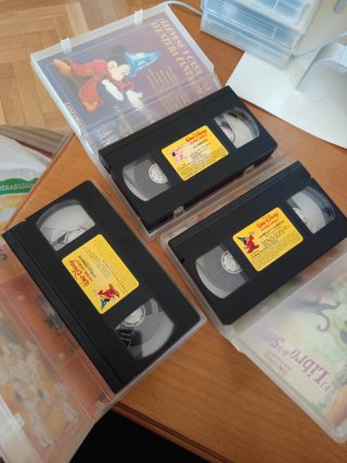 Kit 3 Películas Disney VHS (Español)