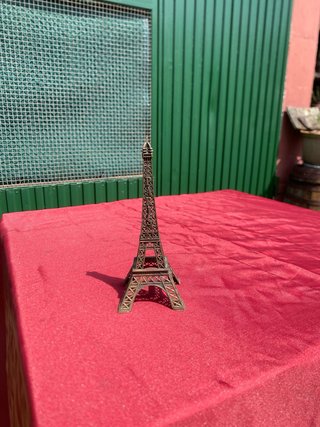 Figura Torre Eiffel Metal Bronce Souvenir París