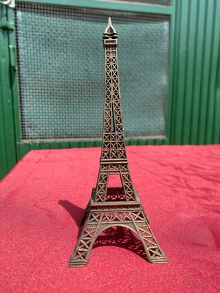 Figura Torre Eiffel Metal Bronce Souvenir París