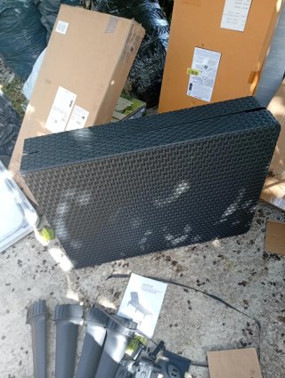 Tumbona Jardín Keter Jaipur Plegable Gris
