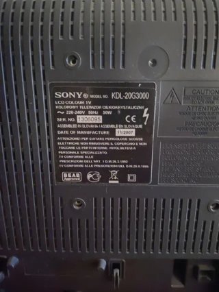 TV Sony Bravia Negra