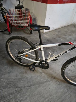 Bicicleta Rockrider Blanca