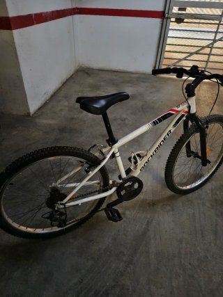 Bicicleta Rockrider Blanca