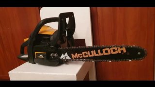 Motosierra McCulloch Negra y Amarilla