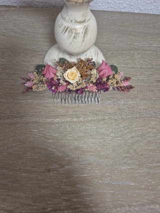 Tocado Flores Preservadas Rosas Eternas