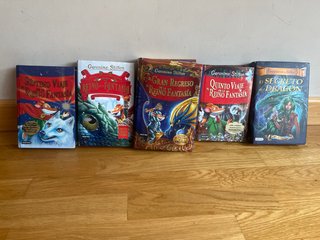 Pack de 5 libros de Geronimo Stilton.