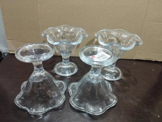 Juego 6 Copas Porcelana Helado/Postre