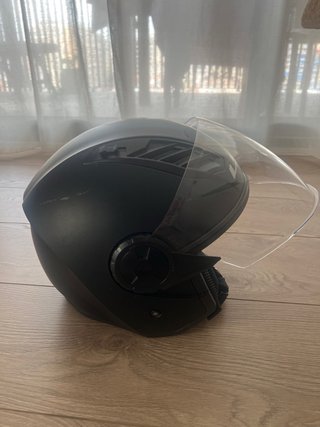 Casco Moto LS2 Talla Grande Scooter Negro