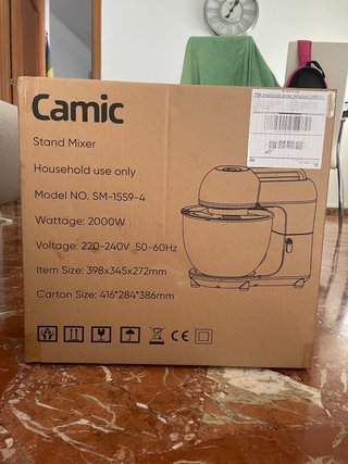 Batidora Amasadora CAMIC 2000W 6L NUEVA