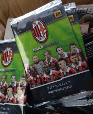 Lote 10 sobres AC Milan Touchplayers 2012-2013