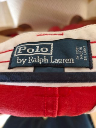 Pantalón corto cargo Polo Ralph Lauren rojo