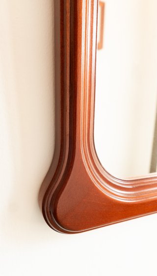 Espejo Madera Maciza Grande Clásico Vintage