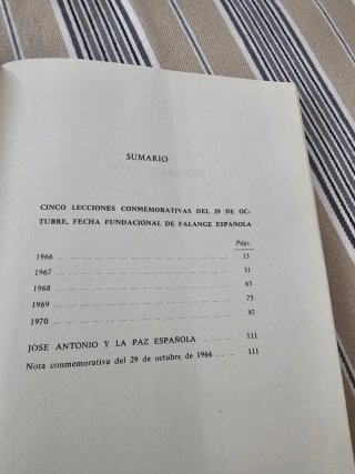 Libro panfleto José Antonio ,antiguo