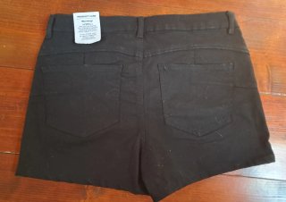 Pantaloncini neri Jeans