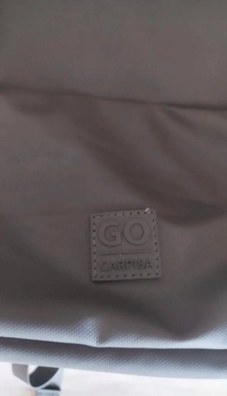 Mochila gris/verde de hombre